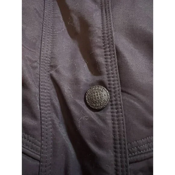 Cabela's‎ Down Jacket Adult Extra Large Button Purple Long Sleeve Hoddie Mens.